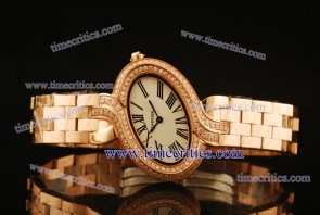 Cartier TriCAR352 Delices de  Rose Gold Diamond Watch