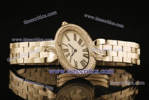 Cartier TriCAR354 Delices de  Steel Diamond Watch