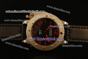 U-Boat TriUB074 Limited Edition Black Dial Titanium Watch
