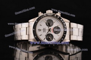 Rolex TriROL910 Daytona White Dial Steel Watch