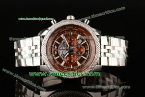 Breitling TriBRL8021 Bentley B05 Unitime Chronograph Brown Dial Steel Watch