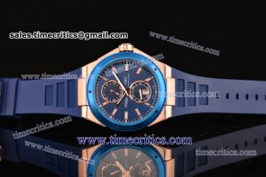 IWC TriIWC88039 Ingenieur Blue Dial Rose Gold Watch