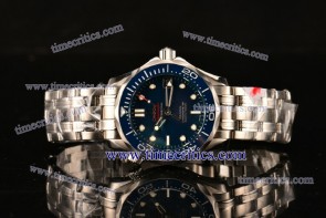 Omega TriOGA89051 Seamaster Diver 300 M Co-Axial 1:1 Original Blue Dial Steel Watch