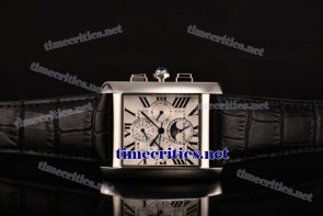Cartier TriCAR89060 Tank MC White Dial Steel Watch