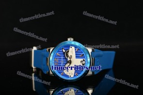 Ulysse Nardin TriUN99043 El Toro/Black Toro Blue Dial Blue Rubber Steel Watch