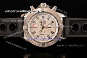 Breitling TriBRL89096 Avenger Seawolf Chronogrpah White Dial Stick Markers Steel Watch