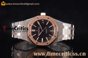 Audemars Piguet TriAP89320 Royal Oak Black Dial Two Tone Watch (JF)