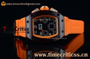 Richard Mille TriRM99220 RM 011 Felipe Massa Flyback Chrono Skeleton Dial PVD/Rose Gold Watch